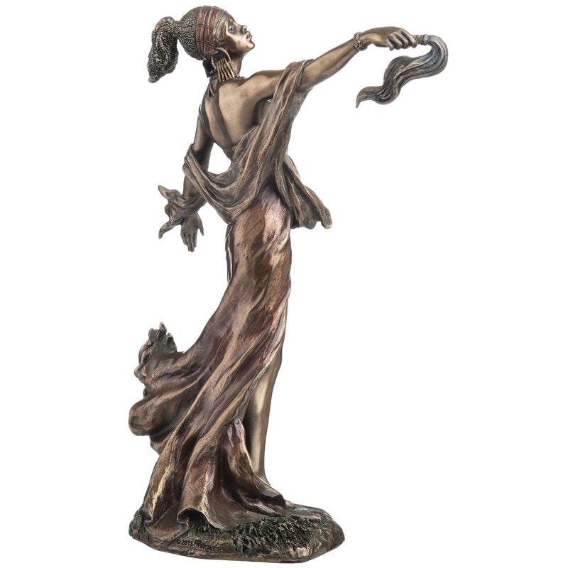 Unicorn Studio OYA - Goddess of Wind, Storm and Transformation Figurine, Bronze Color - Image 4